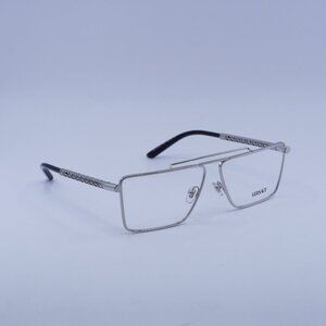 Versace VE1295 1000 Eyeglasses Silver 59mm Rectangle Frame